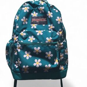 Jansport Flower backpack Back to school backpack Streetwear Girl bag